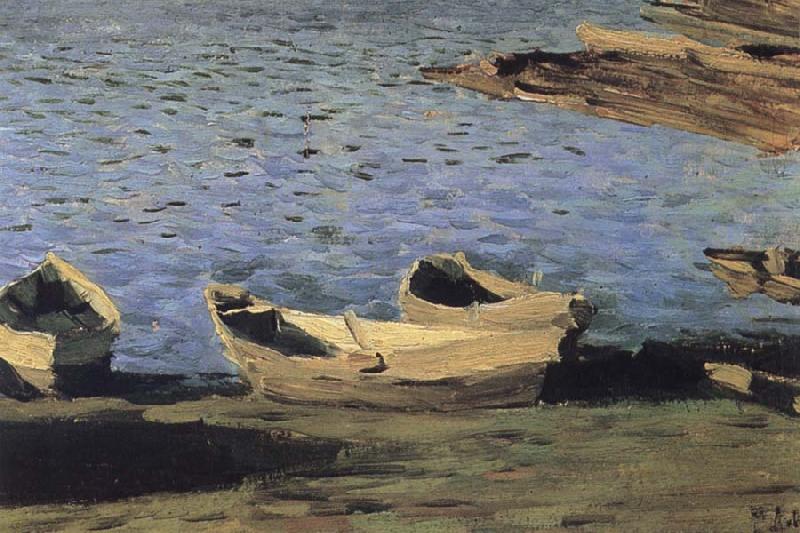 At the bank, Levitan, Isaak